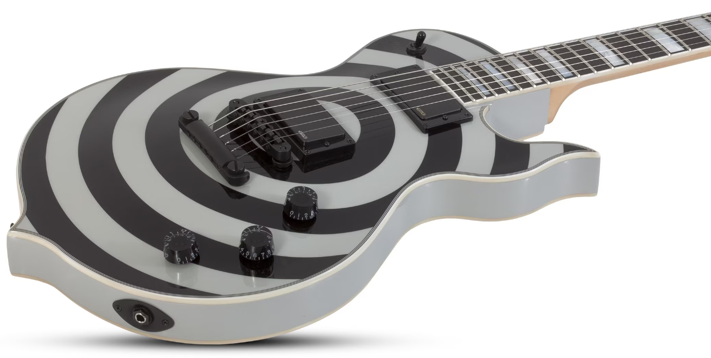 Wylde Audio Odin Grail 2h Emg Ht Eb - Silver Bullseye - E-Gitarre aus Metall - Variation 2