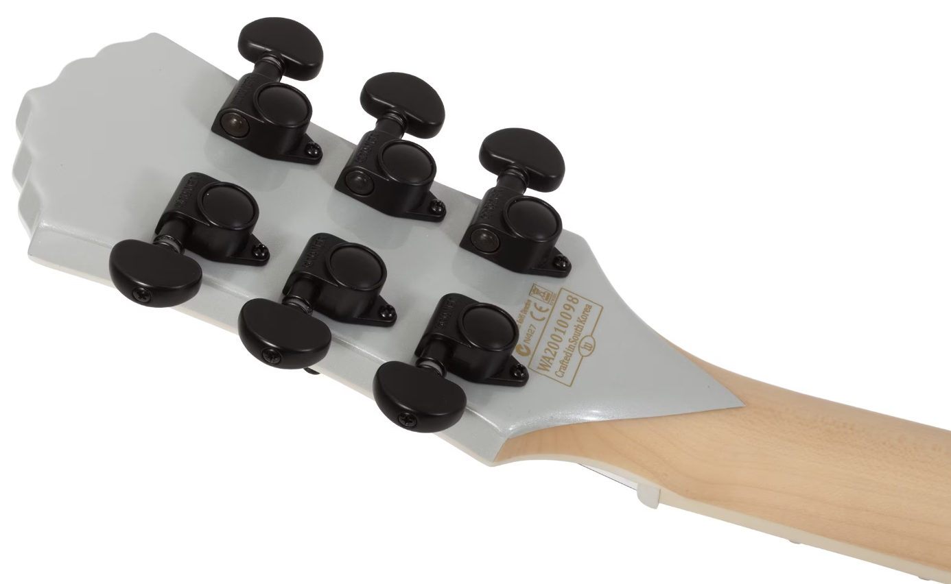 Wylde Audio Odin Grail 2h Emg Ht Eb - Silver Bullseye - E-Gitarre aus Metall - Variation 5