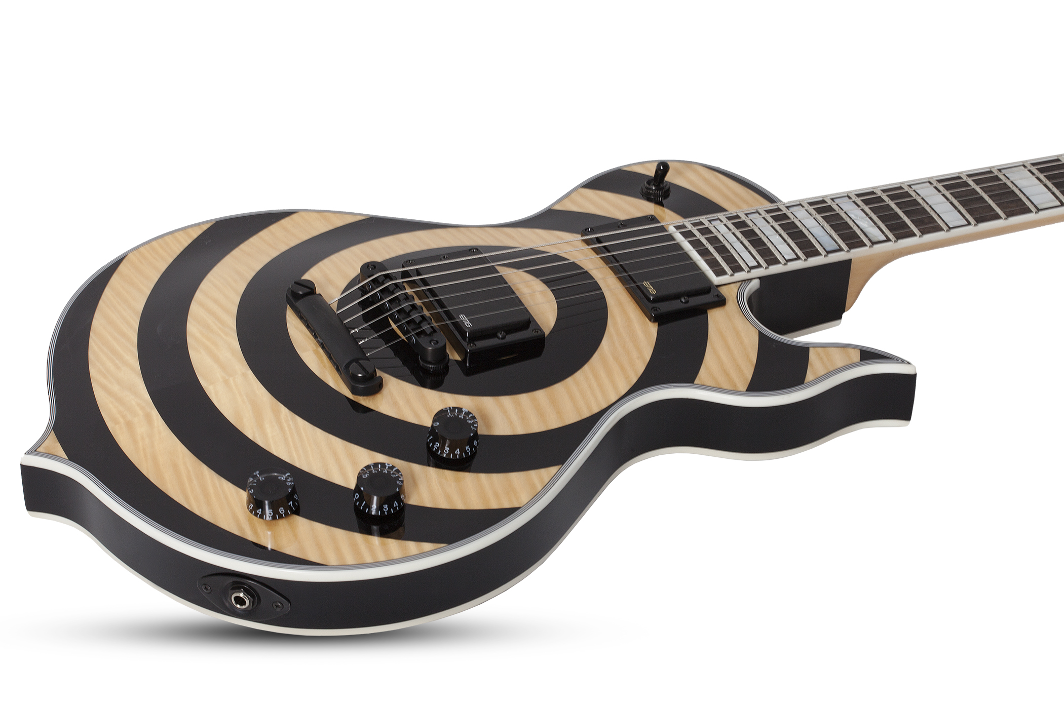 Wylde Audio Odin Grail Hh Ht Eb - Rawtop Bullseye - E-Gitarre aus Metall - Variation 1