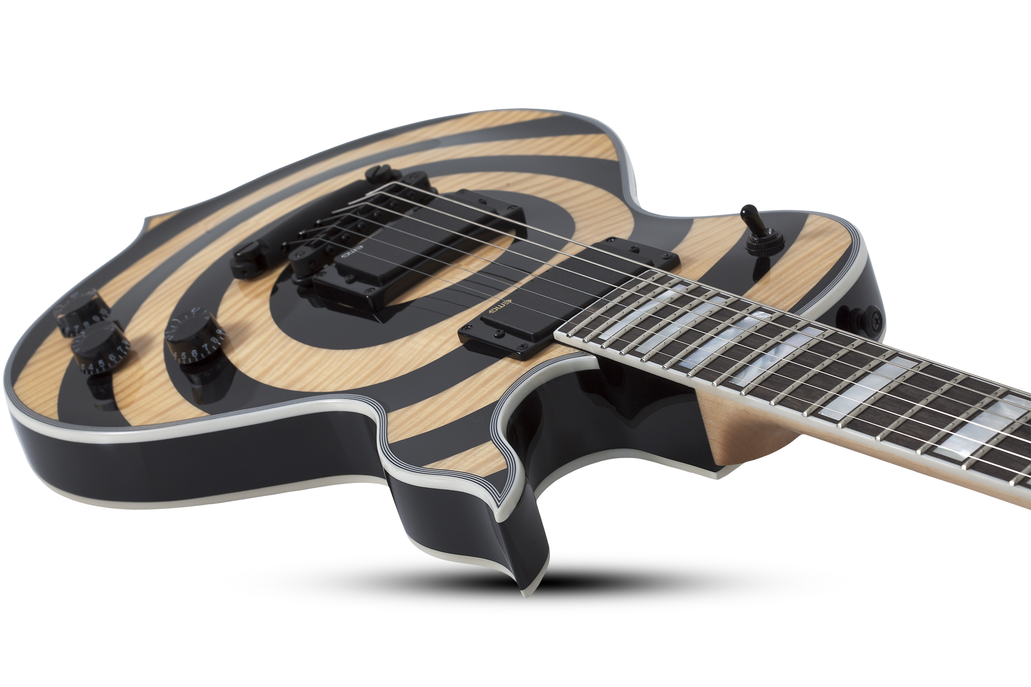 Wylde Audio Odin Grail Hh Ht Eb - Rawtop Bullseye - E-Gitarre aus Metall - Variation 2