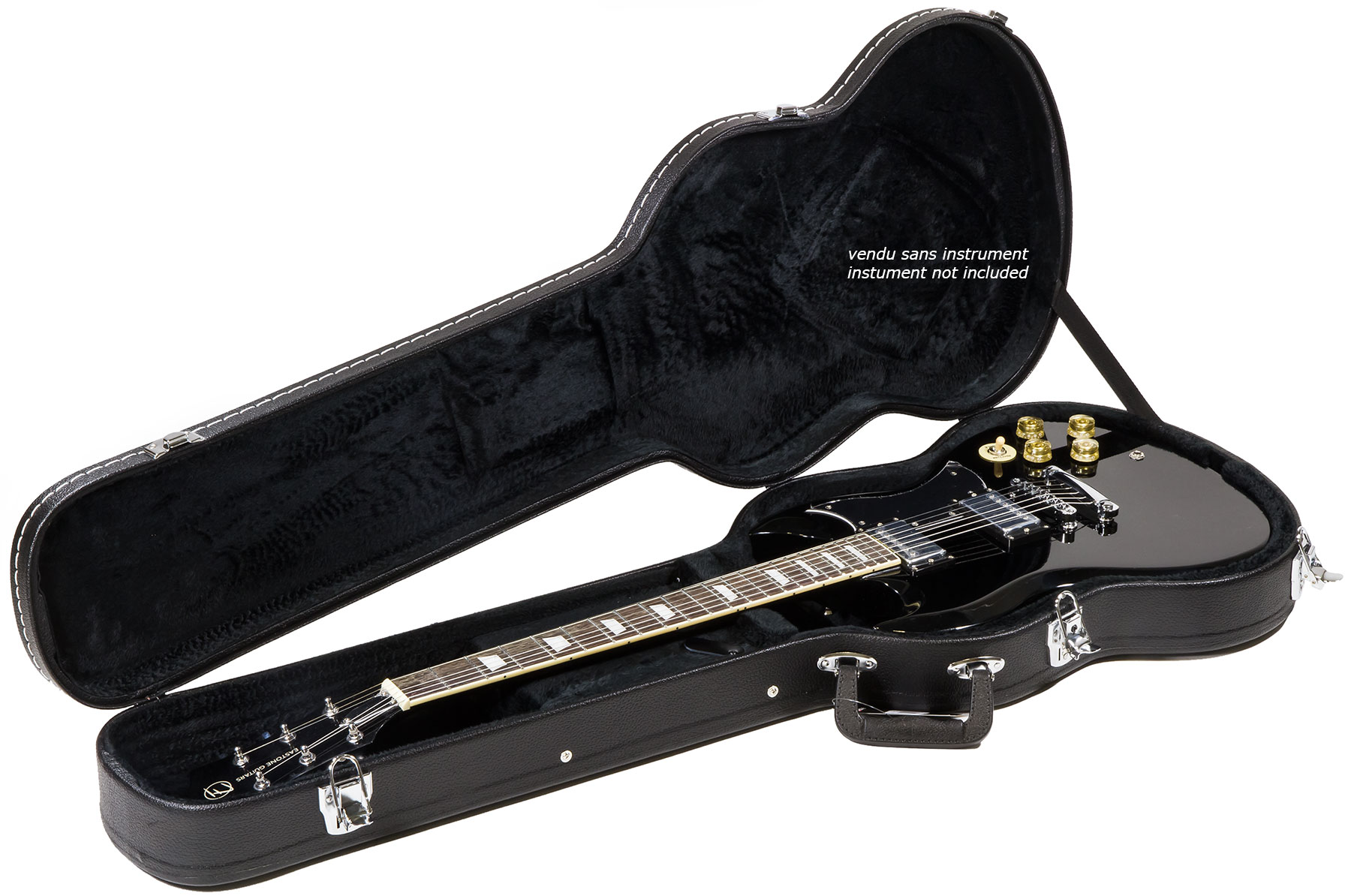 X-tone 1503 Standard Electrique Sg En Forme Black - Koffer für E-Gitarren - Variation 2