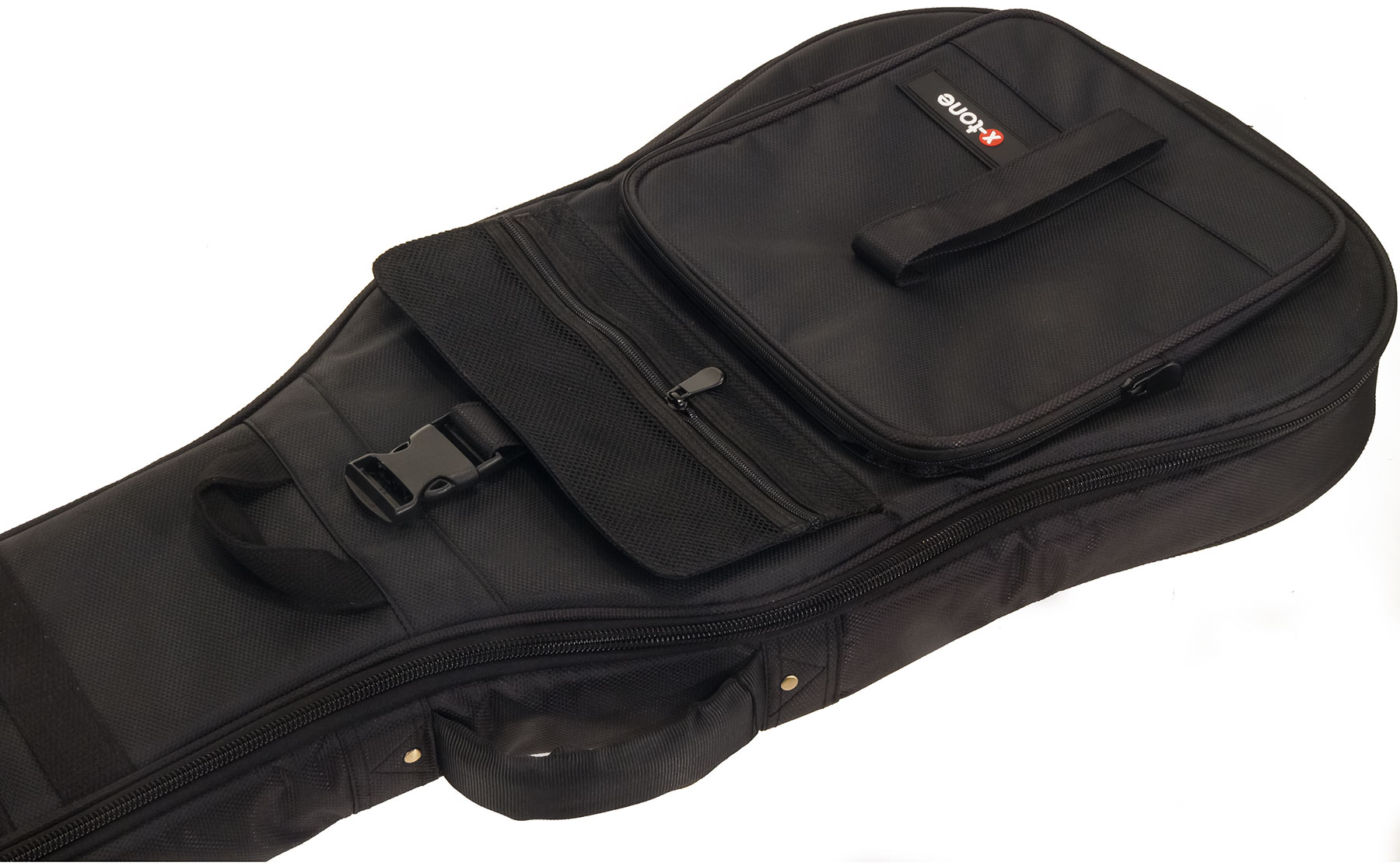 X-tone 2020 Fol-bk Light Deluxe Acoustic Dreadnought Guitar Bag Black (2080) - Westerngitarretasche - Variation 2