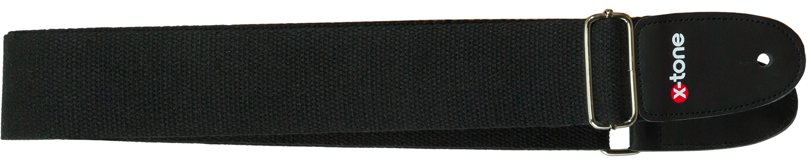X-tone B043-bk Cotton Metal Buckle Guitar Strap - Gitarrengurt - Variation 1