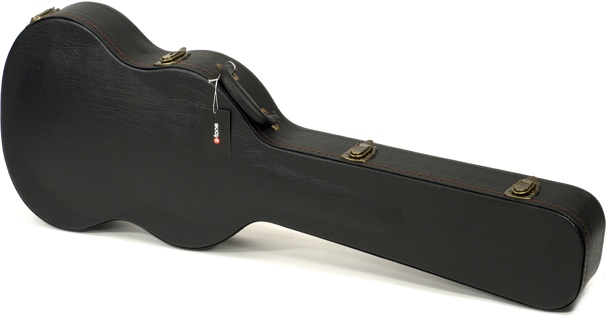 X-tone 1553 Deluxe Electrique Sg En Forme Black - Koffer für E-Gitarren - Main picture
