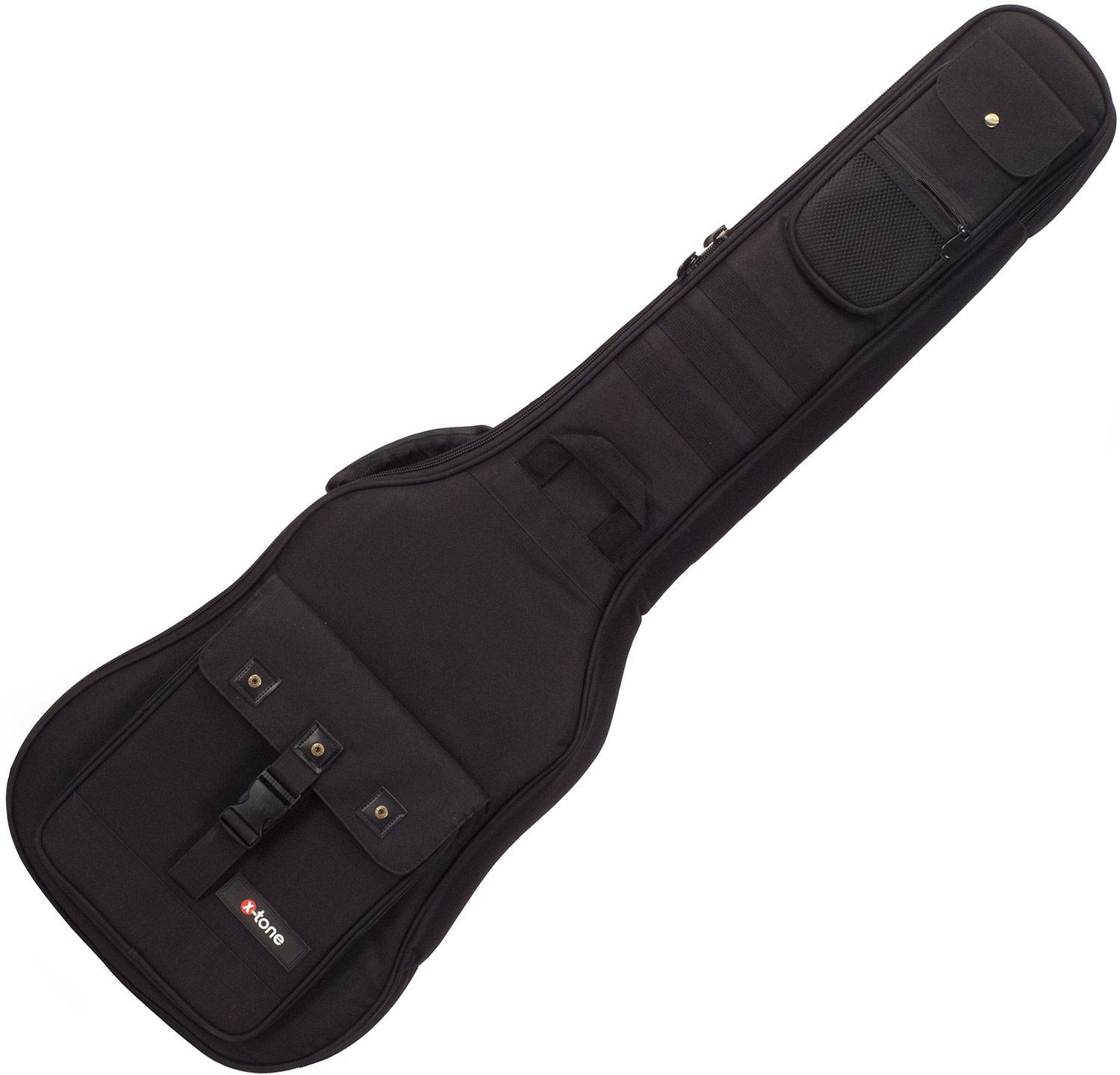 Tasche für e-bass X-tone Deluxe Nylon Electric Bass Bag - Black