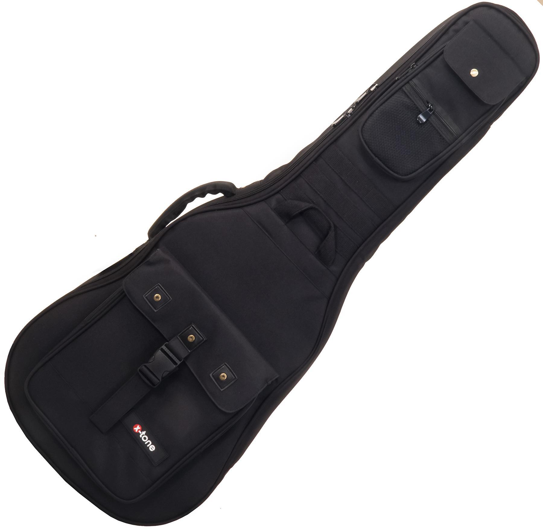 Konzertgitarrentasche X-tone Deluxe Nylon Classical 4/4 Guitar Bag - Black