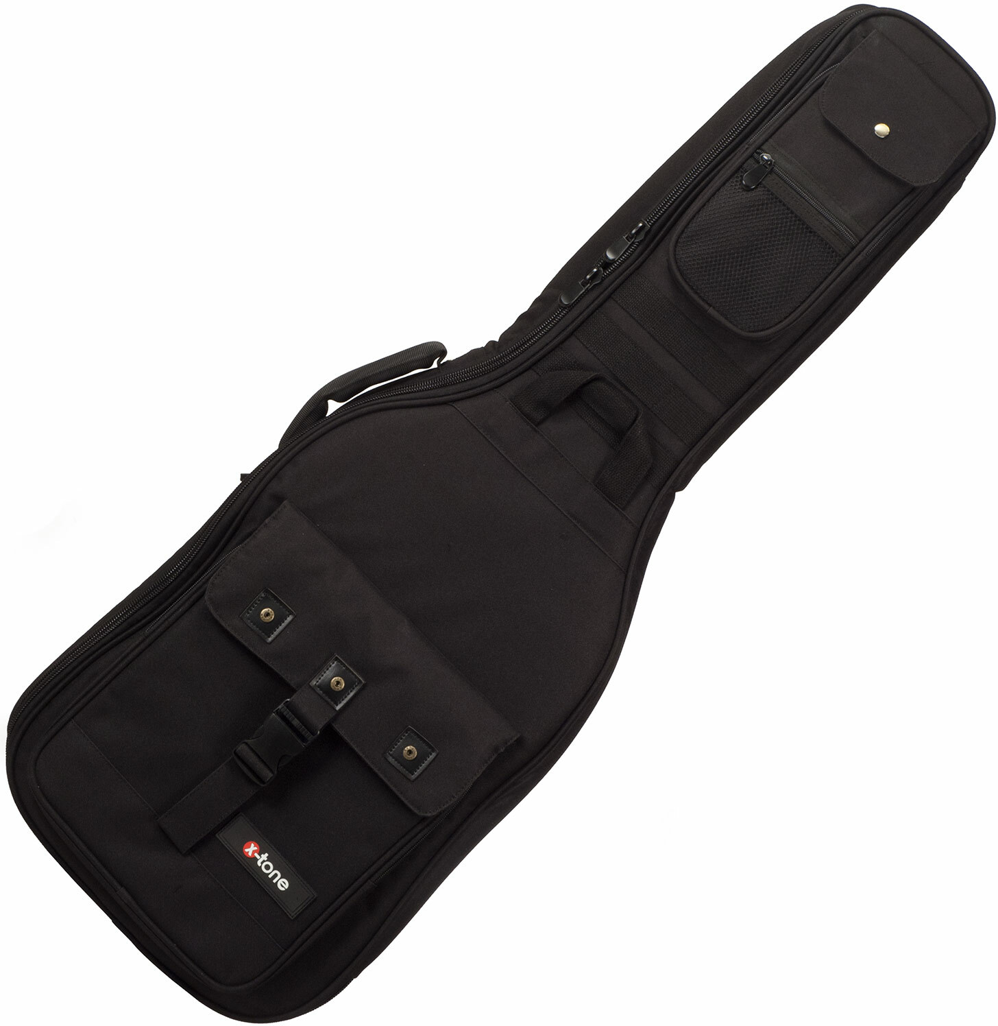 X-tone 2030 Ele-bk Deluxe Nylon Electric Black (2069) - Tasche für E-Gitarren - Main picture