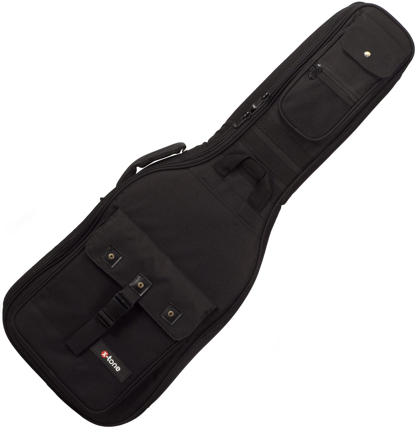 Tasche für e-gitarren X-tone Deluxe Nylon Electric Guitar Bag - Black