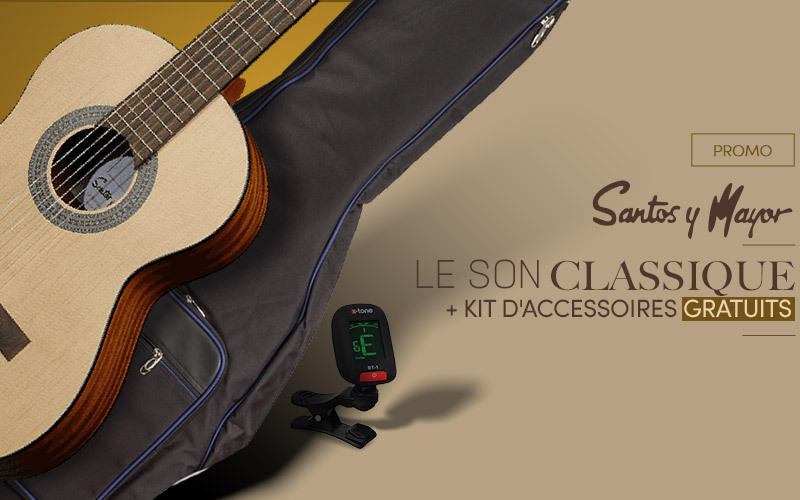 X-tone Housse Guitare 3/4 + Accordeur - Stimmgerät für Gitarre - Main picture