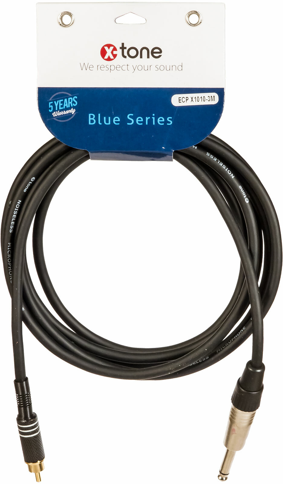 X-tone Jack / Rca 3m Blue Series (x1010-3m) - Kabel - Main picture