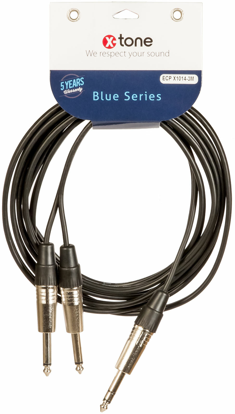 X-tone Jack St / 2 Jack 3m Blue Series (x1014-3m) - Kabel - Main picture