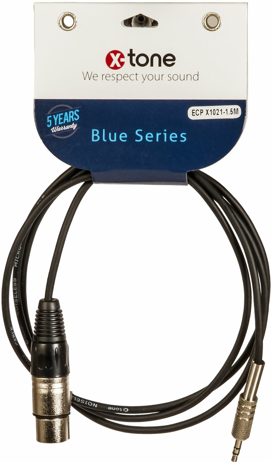 X-tone Mini Jack St / Xlr(f) 1.5m Blue Series (x1021-1.5m) - Kabel - Main picture