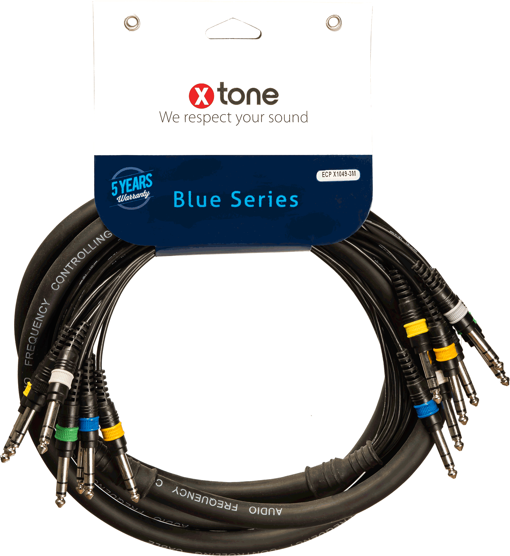 X-tone Octopaire Jack St / Jack St 3m Blue Series (x1049-3m) - Multicore-Kabel - Main picture