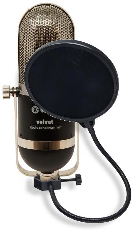 Mikrofon set mit ständer X-tone Velvet + XM 5200 Filtre Anti Pop