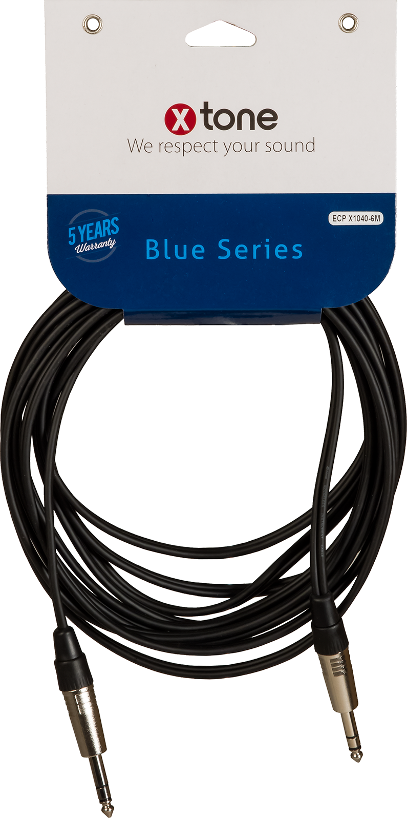 X-tone X1040 Stereo Jack Male Male 6m - - Kabel - Main picture