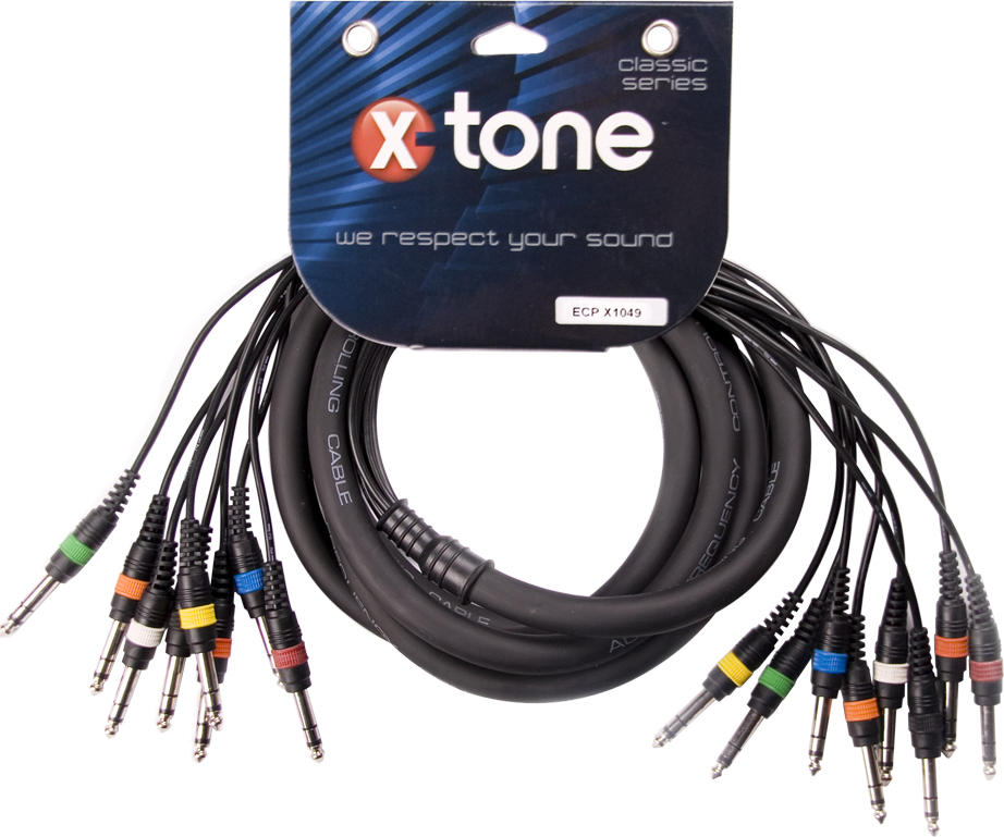 X-tone X1049 Octopaire Jack Stereo Jack Stereo 3m - Multicore-Kabel - Main picture