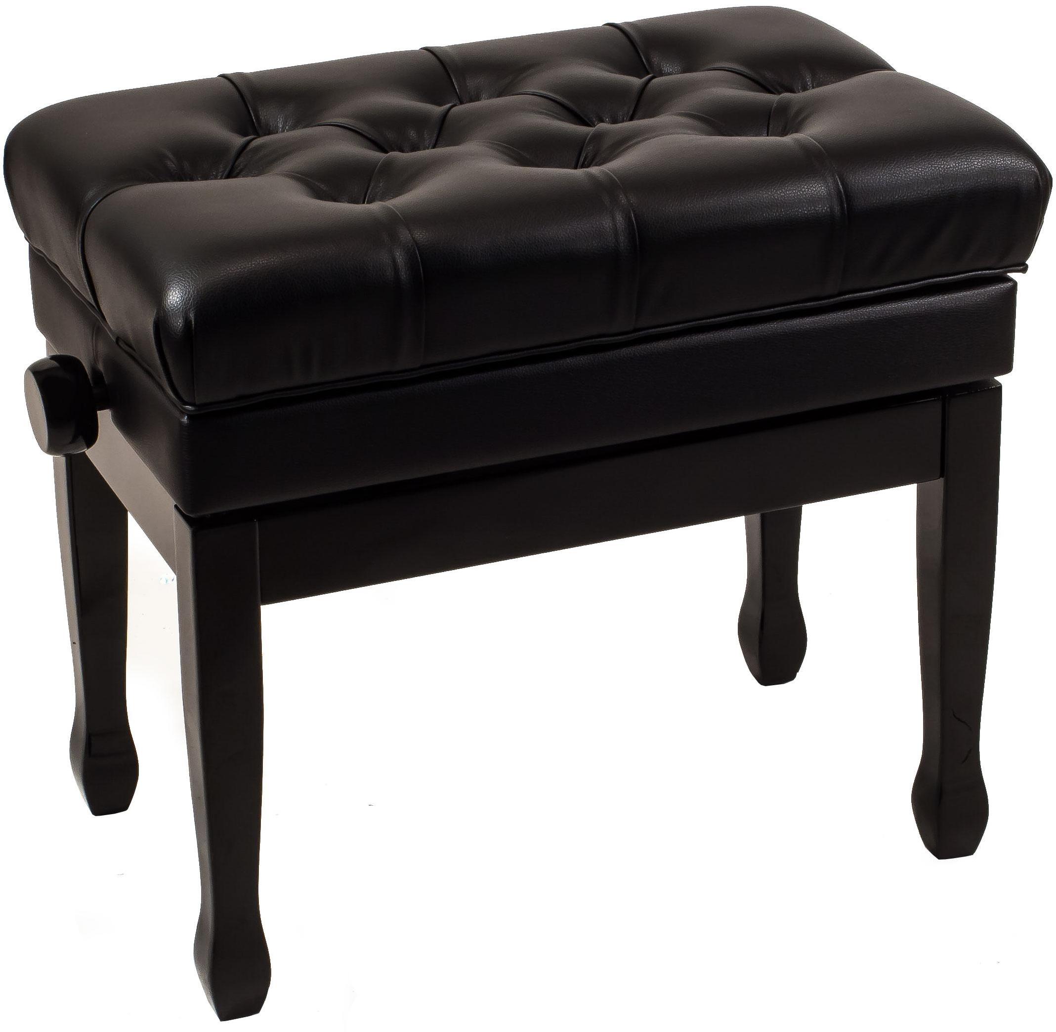 Klavierbänke X-tone XB6170 Deluxe - Schwarz Lackierte