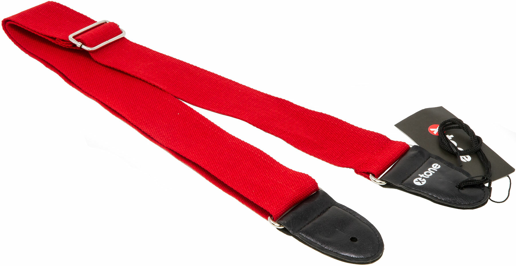 X-tone Xg 3111 Cotton Metal Buckle Guitar Strap Red - Gitarrengurt - Main picture