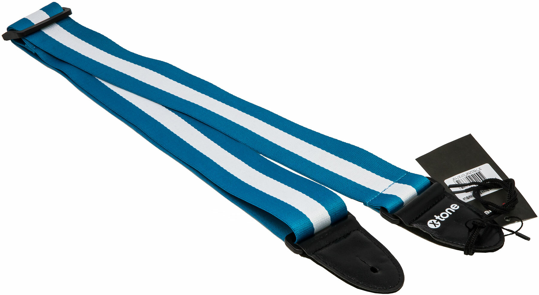 X-tone Xg 3113 Nylon Guitar Strap Stripe Blue & White - Gitarrengurt - Main picture