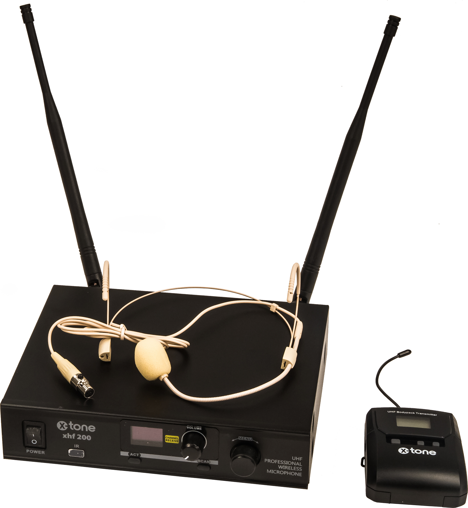 X-tone Xhf200h Systeme Hf Serre Tete Multi Frequences - Wireless Headset-Mikrofon - Main picture