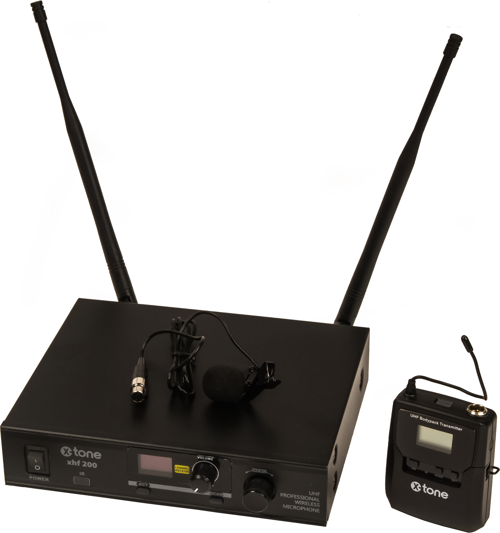 X-tone Xhf200l Systeme Hf Micro Cravate Multi Frequences - Wireless Lavalier-Mikrofon - Main picture