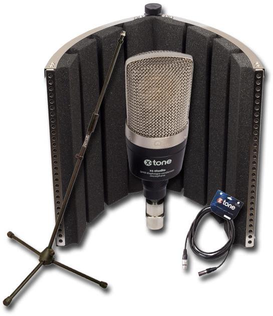 Mikrofon set mit ständer X-tone Pack Micro XS Studio