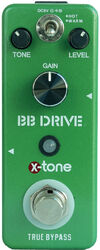 Overdrive/distortion/fuzz effektpedal X-tone BB Drive