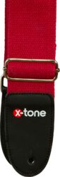 Cotton Guitar Strap B002-RD