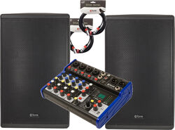 Komplettes pa system set X-tone Pack Sono 600 Watts 8 canaux