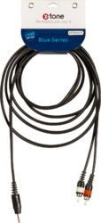 X1015-3M - Jack(M) 3,5 Stereo / 2 RCA(M)