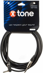 Kabel X-tone X1058-6M - Jack(M) 6,35 mono angled / Jack(M) 6,35 mono