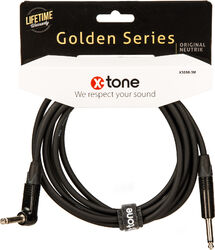 Kabel X-tone X3058-3M Instrument Cable Right/Angled 3m Golden Series