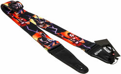 Gitarrengurt X-tone XG 3105 Nylon Guitar Strap Alien - Black & Red