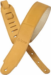 Gitarrengurt X-tone xg 3154 Plus Leather Guitar Strap - Brownstone Beige