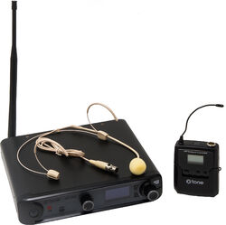 Wireless headset-mikrofon X-tone XHF100H Systeme HF Serre Tete Frequence Fixe