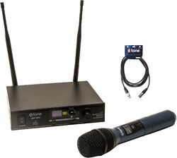 Wireless handmikrofon X-tone XHF200 Systeme HF Main Multi Frequences + X-TONE xlr xlr3 m