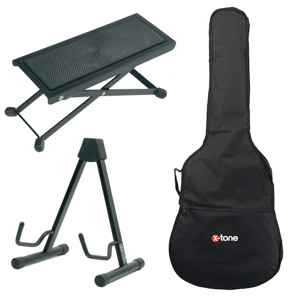 Konzertgitarre set X-tone 4/4 Classical Guitar Accessories Starter Pack