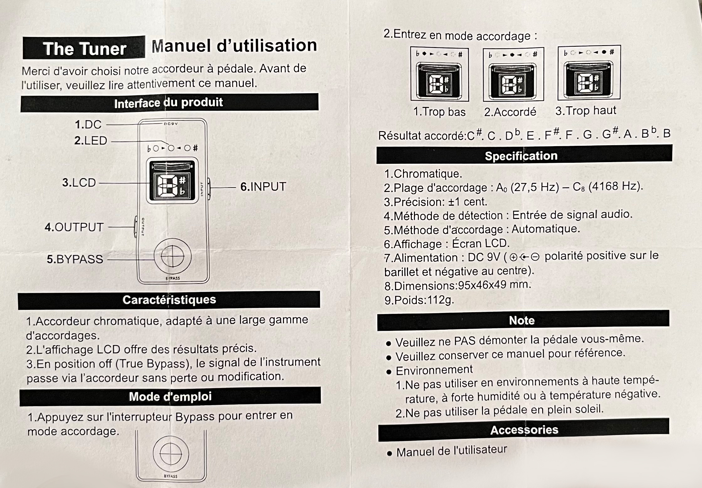 X-tone (the Tuner) - Boden-stimmgerät - Variation 4
