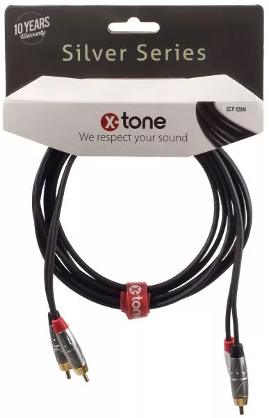 Kabel X-tone X2006-1.5M - 2 RCA(M) / 2 RCA(M)