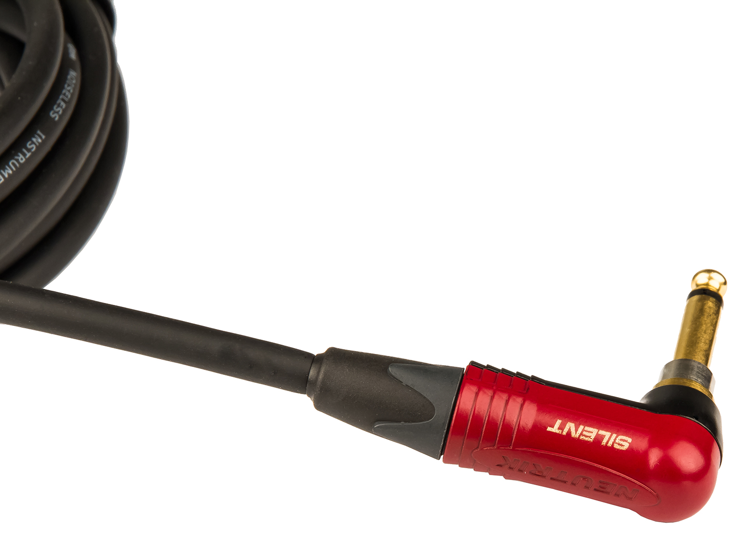 X-tone X3071-3 Instrument Cable Golden Neutrik Silent Droit/coude 3m - Kabel - Variation 3