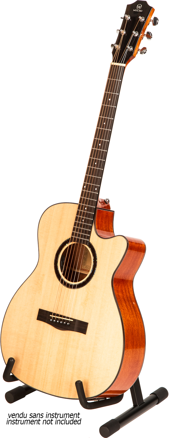 X-tone Xh 6201a Stand Guitare Acoustique Folk Classique Sol Pliable - Gitarrenständer - Variation 4