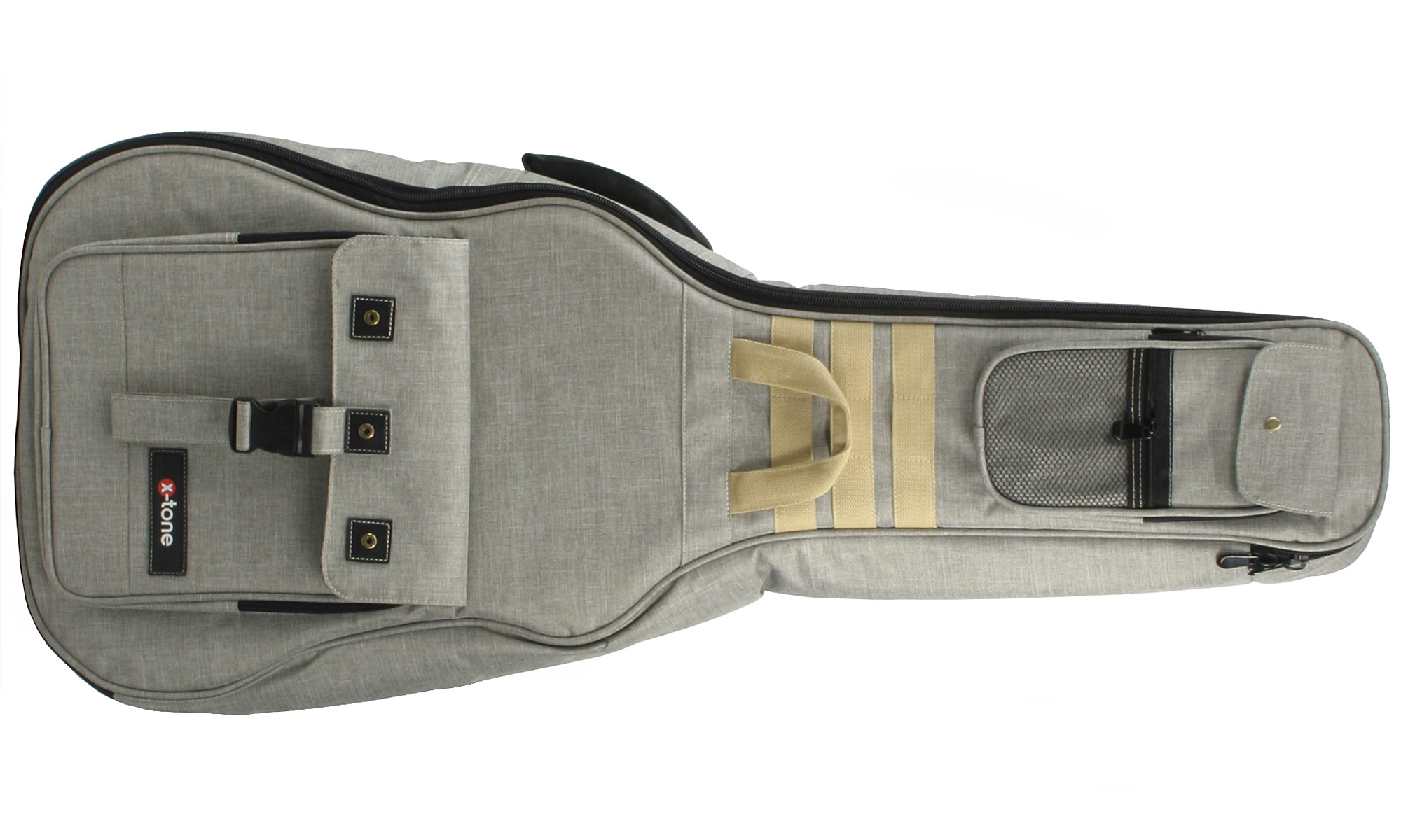 X-tone 2030 Bas-gy Deluxe Nylon Bass Grey (2059) - Tasche für E-bass - Variation 1