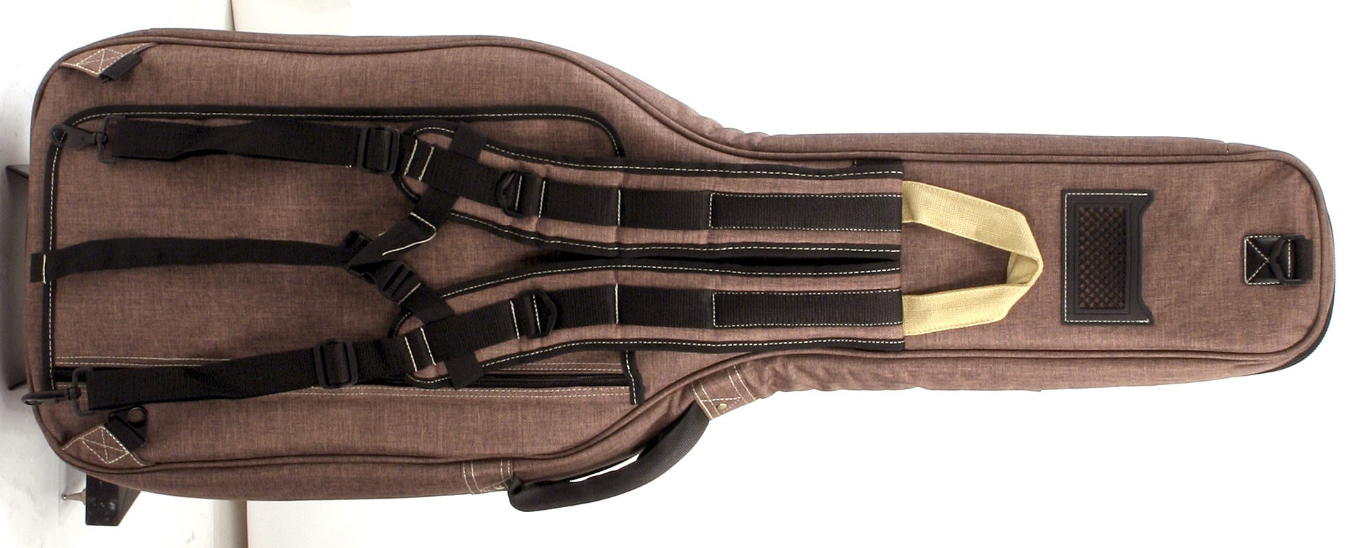 X-tone 2054 Deluxe Nylon Electric Brown - Tasche für E-Gitarren - Variation 9