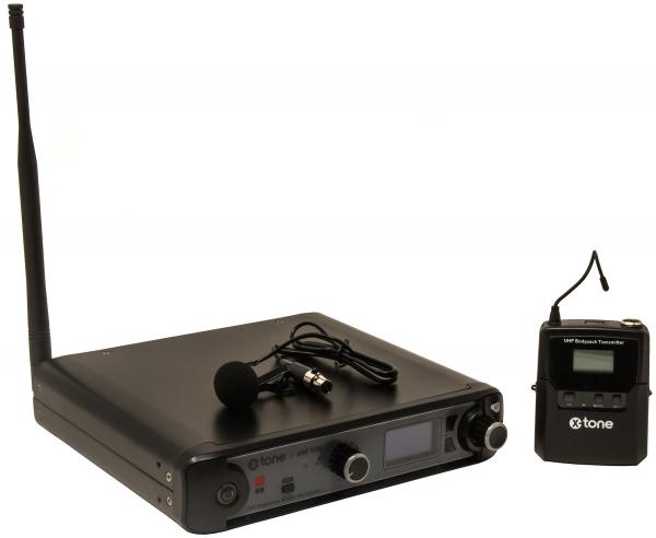 Wireless lavalier-mikrofon X-tone XHF100L Systeme HF Cravate Frequence Fixe