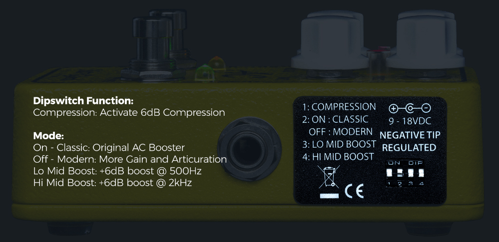 Xotic Ac Booster V2 - Volume/Booster/Expression Effektpedal - Variation 4