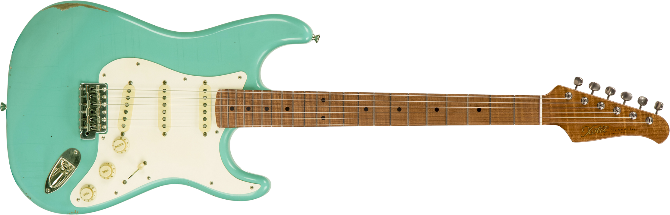 Xotic Xsc-1 Alder California Classic 3s Mn - Medium Aging Seafoam Green - E-Gitarre in Str-Form - Main picture