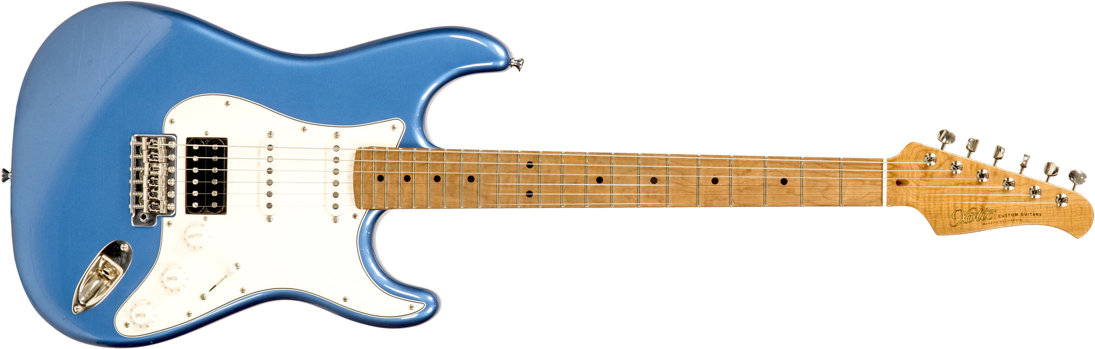 Xotic Xscpro-2 California Class Hss Mn - Light Aging Lake Placid Blue - E-Gitarre in Str-Form - Main picture