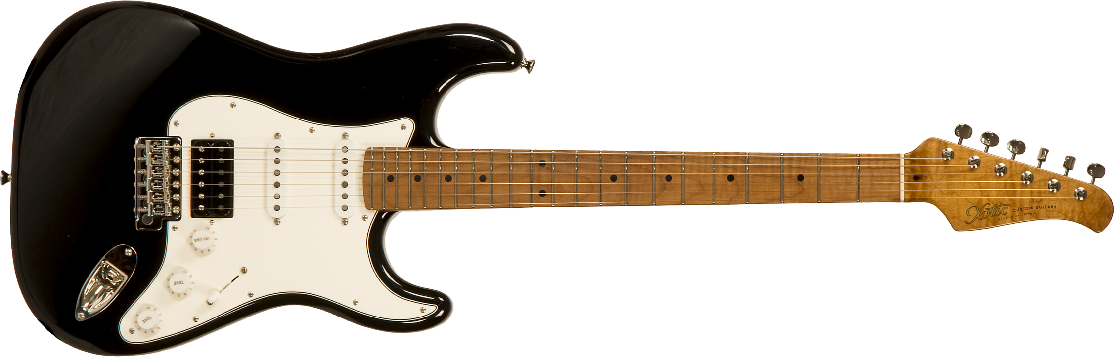 Xotic Xscpro-2 California Class Hss Mn #2113 - Light Aging Black - E-Gitarre in Str-Form - Main picture