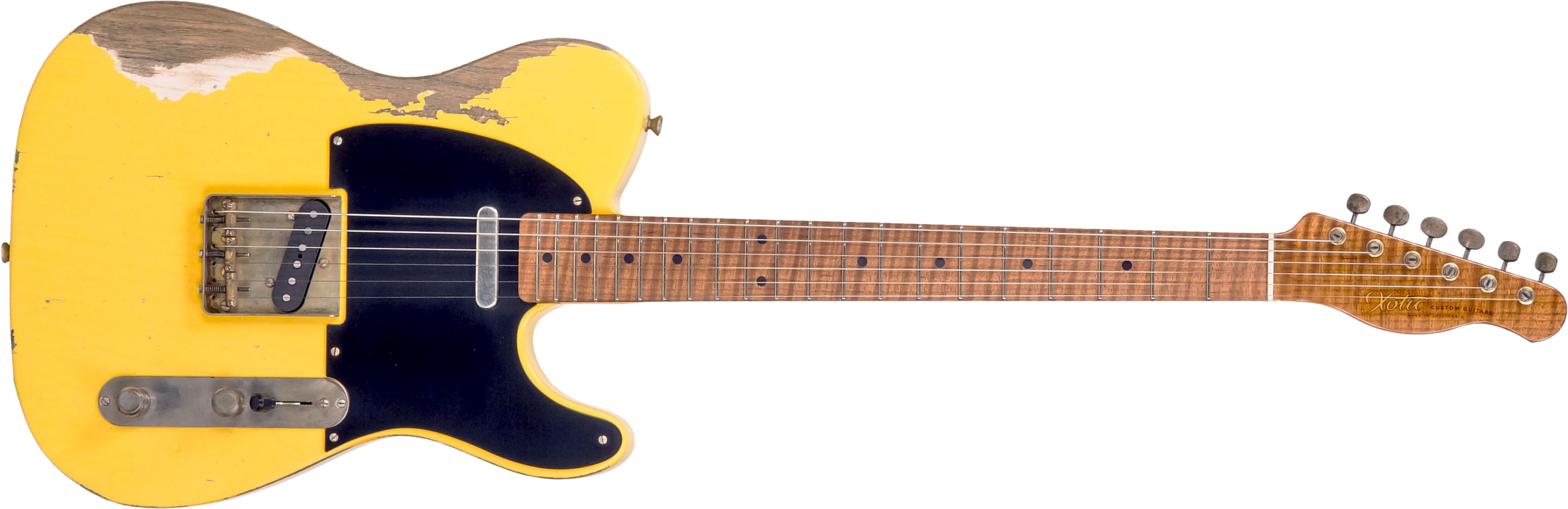 Xotic Xtc-1 Ash Master Grade California Class 2s Mn #1943 - Super Heavy Aging Butterscotch - E-Gitarre in Teleform - Main picture