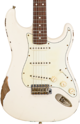 E-gitarre in str-form Xotic California Classic XSC-1 Alder - Heavy aging vintage white